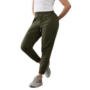 Athleta Trekkie Relaxed Mid Rise Jogger- 2X- Olive Green